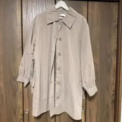 ベージュ トレンチコート Lサイズ