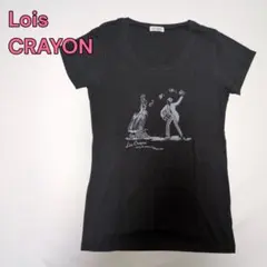 Lois CRAYON　半袖Tシャツ　2010年　黒　ショーティー　ティーシャツのサムネイル