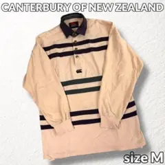 CANTERBURY 太ピッチ ボーダー ラガーシャツ XL 緑 白 - メルカリ