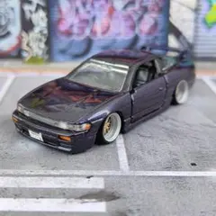 トミカ改造 日産 180sx ワンエイティー プレミアム☆深リムホット