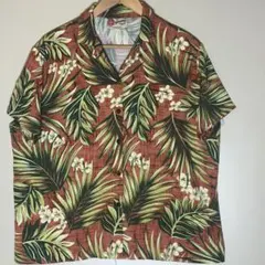 【ハワイ製】HiloHattieレーヨンアロハ総柄90sヴィンテージ　L〜XL