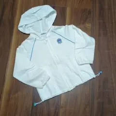 familiar フード付きパーカー 100 白