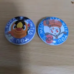 ポカブ メロエッタ ピンバッジ 2個セット