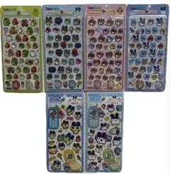 【国内正規品】　ボンボンドロップシール　たまごっち4種+平成はっぴーフ