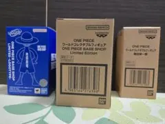 ONE PIECE BASE SHOP限定 ワーコレ& LUFFY’s 3種