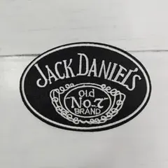 「ジャック・ダニエル Old No.7 アイロン式 ワッペン」
