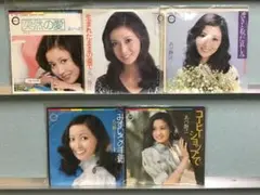 tai4195 あべ静江　EP5枚セット