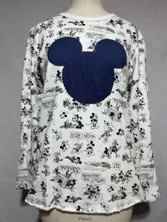 ベビードール　ディズニー　ミッキーマウス プリント 長袖Tシャツ