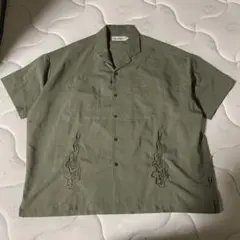 Evisen半袖シャツ オリーブグリーンのサムネイル