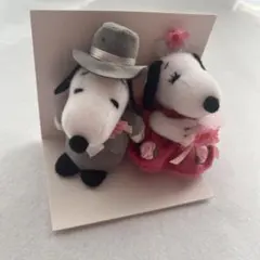 新品❤️スヌーピー 、ベル　ぬいぐるみ　ウェディングドール 約7センチ