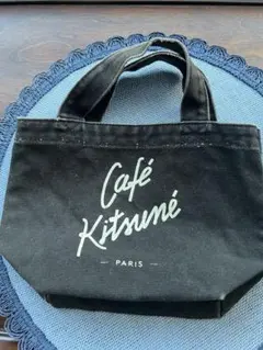 Café Kitsuné コットンキャンバスミニバッグ カフェ　キツネ