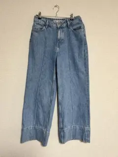 ZARA クロップドハイウエストデニム EUR34
