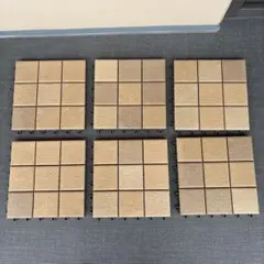 カラ君様専用　積水　ジョイント式 ウッドデッキパネル 6枚セットのサムネイル