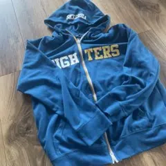 FIGHTERS フルジップパーカー 青