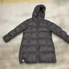 最終価格⭐️チャコールグレー色フード付き ダウンジャケット XL