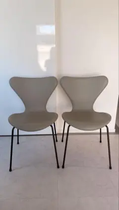 美品□リッツ・ハンセン□フレッド ラウンジチェア ブルー系