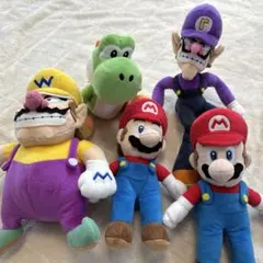 三英貿易 スーパーマリオ ぬいぐるみ 5体セット オールスターコレクション