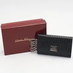 美品◎フェラガモ キーケース 6連 箱付き 4606