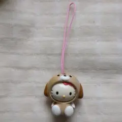 レア ハローキティ ×たまくまちゃん マッキン 携帯ストラップ 根付け 