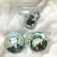 ミツヒデ 赤髪の白雪姫 漫福ガチャ くじ 缶バッジ ウッドスタンド 3点セット