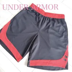 【美品】UNDER ARMOUR バスパン黒/赤✨✨✨