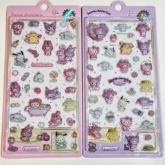 ２４時間以内発送【海外公式ライセンス品】3Dシール　2枚セット　サンリオ