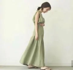 Louren pleats pencil onepiece - メルカリ