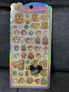 【正規品】　うるちゅるポップシール　なっとうちゃん