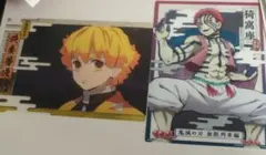 鬼滅の刃 クリアビジュアルポスター善逸＆猗窩座