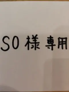 SO様　専用