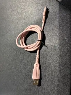 ピンク Lightningケーブル USB接続