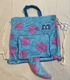 モンスターズインク　ふさふさボアおしり2wayナップサック　未使用　ディズニー