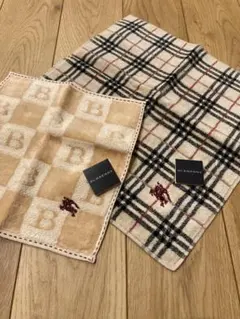 BURBERRY チェック柄ハンカチ 2枚セット　バーバリー