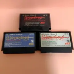【ジャンク】ファミコン　ソフト　ウィザードリィシリーズ 　３本セット