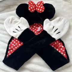 ミニーマウス マフラーファンキャップ TDR ディズニー 廃盤 終売