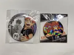 ハイキュー!! 日向翔陽 缶バッジ2個セット