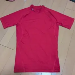アンダーアーマー　ヒートギア　半袖　赤