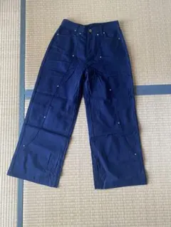 ネイビー カジュアルパンツ Lサイズ