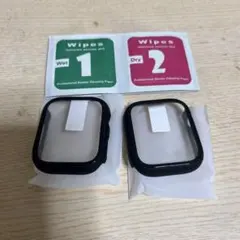 Apple Watch 41mm 防水 ケース 2個セット 黒