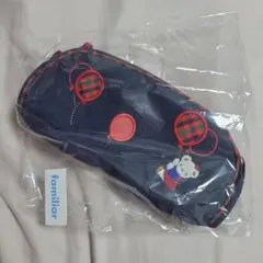 familiar ペンポーチ 赤 レッド タグ付き ファミリア ペンケース