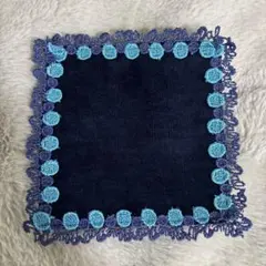 近沢レース　元町本店限定　ガチャプチタオル　ブルーダル　ミニタオル