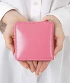 【美品】MURA 二つ折り財布 ゴートレザー スキミング防止 BOX型小銭入れのサムネイル