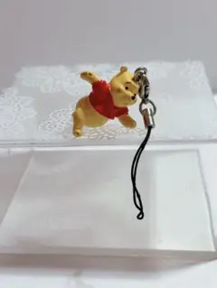 レトロ　くまのプーさん　ミニストラップのサムネイル