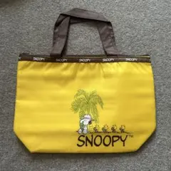 スヌーピ　SNOOPY 保冷バッグ イエロー　夏のサムネイル