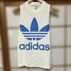 adidas originals ロゴタンクトップ M ホワイトランニングウェアのサムネイル