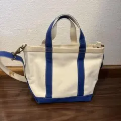 00s エルエルビーン トートバッグ ビーントート usa製 ネイビー 