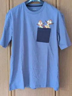 graniph キングダムハーツ チップとデール ルーズフィットTシャツ S