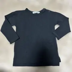 MINGO 黒カットソー　1/2〜1y