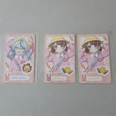 にじさんじようちえん フォト風カード 珠乃井ナナ・司賀りこ