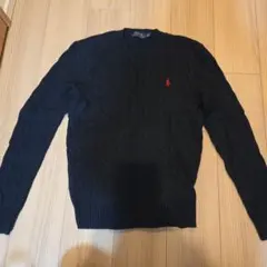 Polo Ralph Lauren ケーブルニットセーター XS 黒